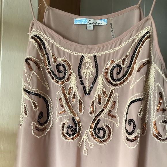 Boho Embroidered Tank - Picture 5 of 8